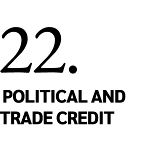 22. Political and trade credit 