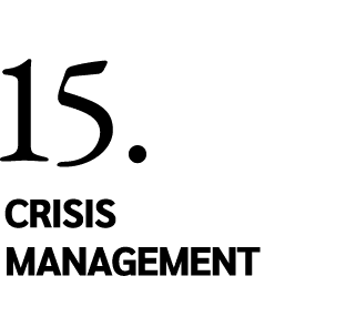 15. Crisis Management 