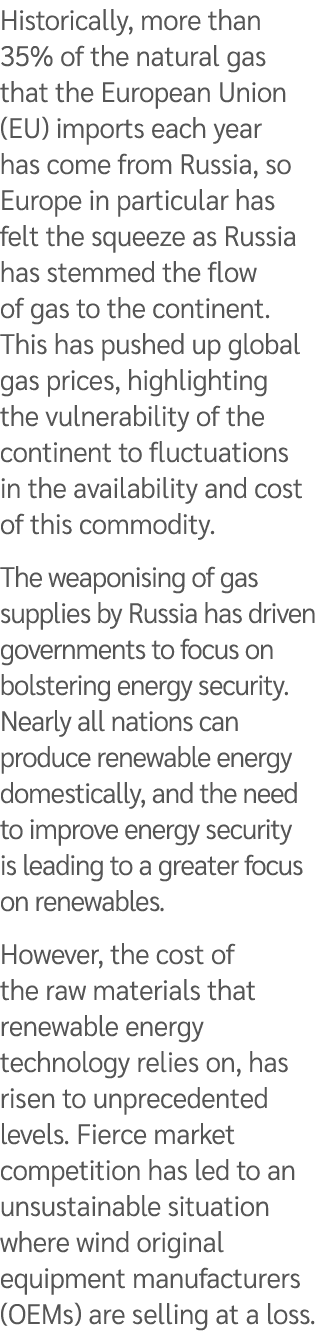 Historically, more than 35% of the natural gas that the European Union (EU) imports each year has come from Russia, s...