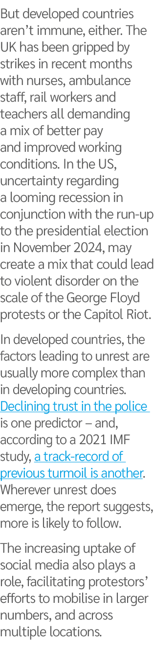 But developed countries aren’t immune, either. The UK has been gripped by strikes in recent months with nurses, ambul...