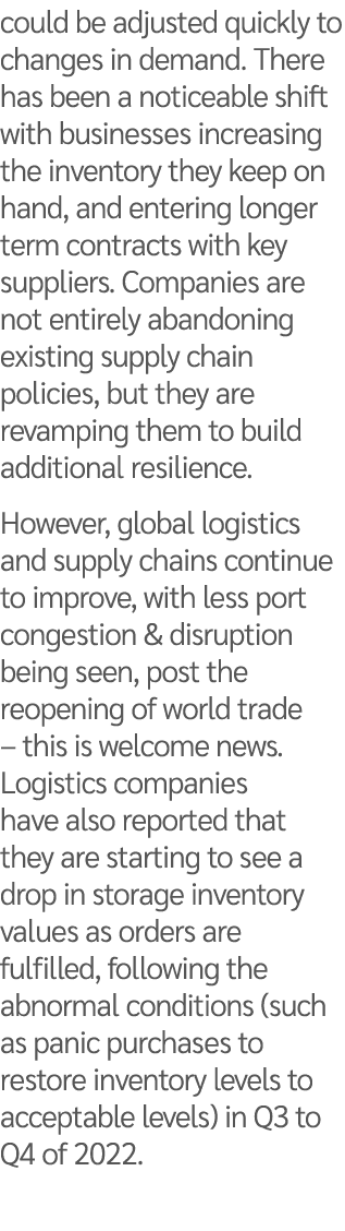 could be adjusted quickly to changes in demand. There has been a noticeable shift with businesses increasing the inve...