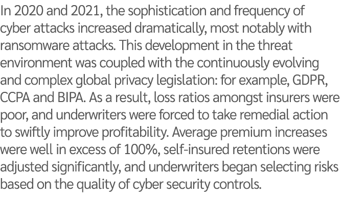 In 2020 and 2021, the sophistication and frequency of cyber attacks increased dramatically, most notably with ransomw...