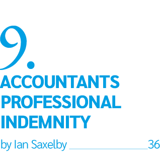 9. Accountants Professional Indemnity by Ian Saxelby 36